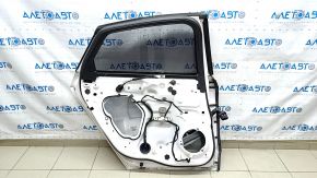 Door assembly rear left Ford Fusion mk5 13-20 white UG, web on overlay