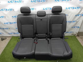 Rear row of seats 2nd row VW Tiguan 18-21 leather black, pressed