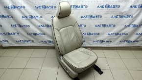 Passenger seat Ford Fusion mk5 17-20 with airbag, leather gray, electric, heated, ventilated, for cleaning