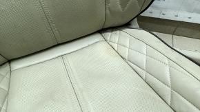 Passenger seat Ford Fusion mk5 17-20 with airbag, leather gray, electric, heated, ventilated, for cleaning