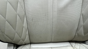 Passenger seat Ford Fusion mk5 17-20 with airbag, leather gray, electric, heated, ventilated, for cleaning