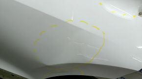 Bare rear left door VW Tiguan 18- white LC9A, dents