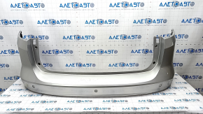 Rear bumper bare Ford C-max MK2 13-18 silver, for parking sensors