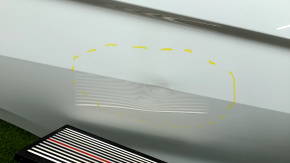 Bare rear right door VW Tiguan 18- white LC9A, dented
