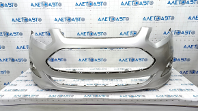 Front bumper bare Ford C-max MK2 13-18 usa silver, torn, broken fasteners, scratches
