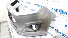 Front bumper bare Ford C-max MK2 13-18 usa silver, torn, broken fasteners, scratches