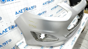 Front bumper bare Ford C-max MK2 13-18 usa silver, torn, broken fasteners, scratches
