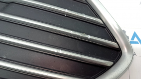 Front bumper grille upper Ford C-max MK2 13-16 usa pre-rest, bumps on chrome, dented