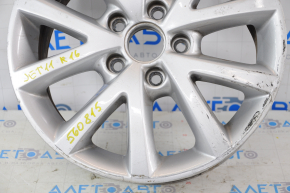 Wheel disk R16 VW Jetta 11-18 USA type 1 light curb, paint peeling, needs repair