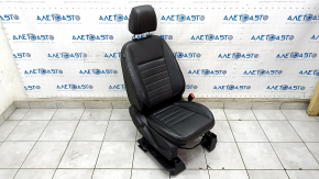 Passenger seat Ford C-max MK2 13-18 with airbag, mechanical, leather black, heated