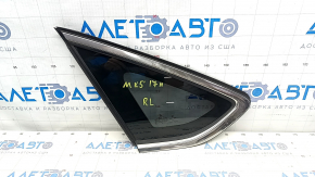 Window blind glass rear left Ford Fusion mk5 13-20 two chrome, scratches