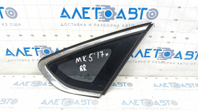 Window blind glass rear right Ford Fusion mk5 13-20 two chrome, dented chrome