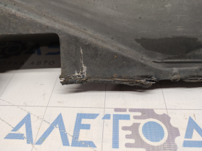 Rear right threshold Jeep Compass 11-16 structure fasteners are torn, scratches, 2 fasteners are missing
