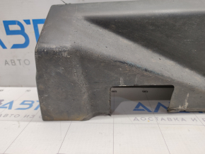 Rear right threshold Jeep Compass 11-16 structure fasteners are torn, scratches, 2 fasteners are missing
