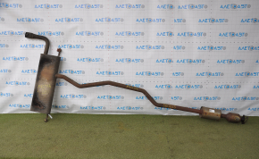 Exhaust line for 1 pipe Ford Fusion mk5 13-19 2.0 hybrid, plug-in with catalytic converter