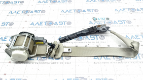 Driver's seat belt Ford Fusion mk5 17-20 gray, with tensioner