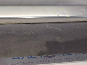 Left threshold Dodge Journey 11 - structure with chrome, scratches, tears in fasteners, dents, bumps, missing 1 fastener