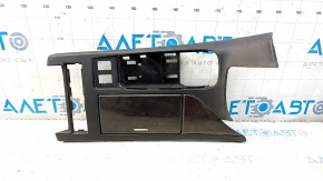 Center console trim ebony cup holder Lexus RX350 RX450h 13-12 black, under joystick