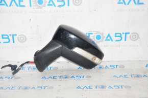 Side mirror left Ford Ecosport 18-22 turn signal, BSM, black G1, 7 pins