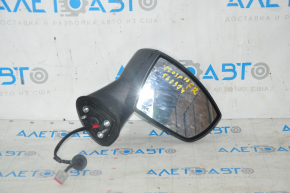 Side mirror right Ford Ecosport 18-22 7 pins, black G1, turn signal, BSM