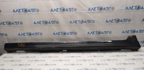 Left threshold Kia Optima 14-15 rest black, scratches, tears in fasteners, pressed
