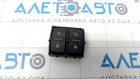 Buttons for folding the 3rd row of seats in the trunk of the Audi Q7 16-