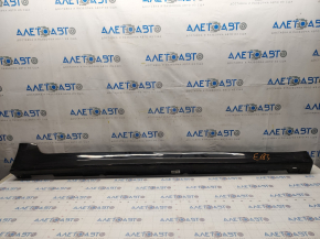 Right threshold Kia Optima 14-15 rest black, scratches, tears in fasteners