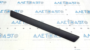 Door sill trim front left outer Toyota Prius V 12-17 black, worn