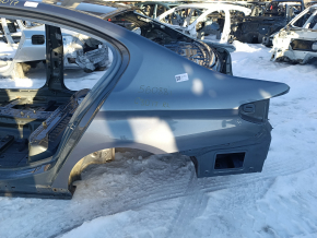 Quarter wing rear left BMW 5 G30 17-23 on the body, gray