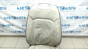 Driver's seat Ford Fusion mk5 17-20 without airbag, without adjustments, without motors, with pad, leather, gray, broken back