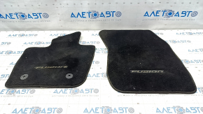 Floor mats set Ford Fusion mk5 13-20 cloth black, for cleaning
