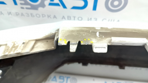 Front bumper bare VW Tiguan 18 - white, broken mount, scratches, pressed