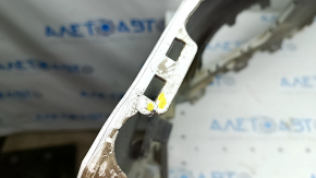 Front bumper bare VW Tiguan 18 - white, broken mount, scratches, pressed