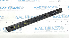 Door sill trim front right outer Toyota Prius V 12-17 black, worn