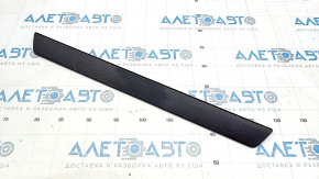Door sill trim front right outer Toyota Prius V 12-17 black, worn