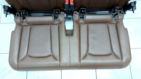 Rear row of seats 3 row Audi Q7 16- brown leather, scratch
