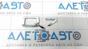 Emblem inscription Q7 tailgate Audi Q7 16- chrome