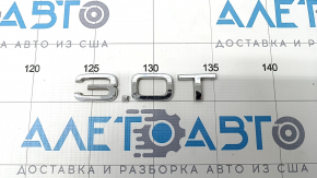 Emblem inscription 3.0T tailgate Audi Q7 16-18 chrome