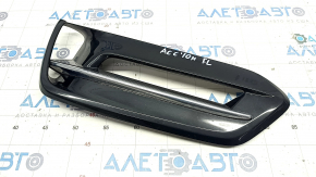 Bumper grille left Honda Accord 18-22 hybrid, under fog lights, black gloss, chrome, sand