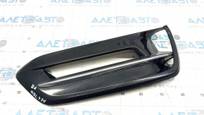 Bumper grille right Honda Accord 18-22 hybrid, under fog lights, black gloss, chrome, sand