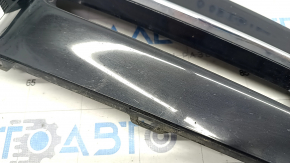 Bumper grille right Honda Accord 18-22 hybrid, under fog lights, black gloss, chrome, sand