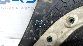 Left arch trim Audi Q7 16-19 for air suspension black, scratches, broken mount, broken