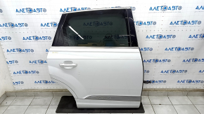 Door assembly rear right Audi Q7 16- aluminum, white LS9R, dent