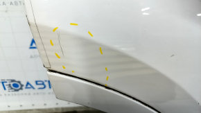 Door assembly rear right Audi Q7 16- aluminum, white LS9R, dent