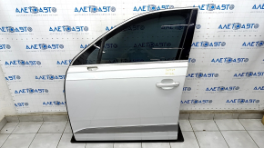 Door assembly front left Audi Q7 16-19 aluminum, white LS9R