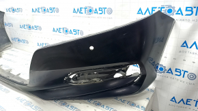 Front bumper bare Honda Accord 18-20 black, scratches, broken fasteners, crack