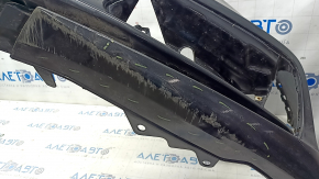Front bumper bare Honda Accord 18-20 black, scratches, broken fasteners, crack