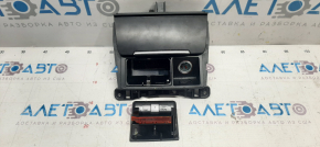 Pocket of the central console with a cigarette lighter Audi A4 B8 13-16 restyling, broken latch, swollen chrome, scratches