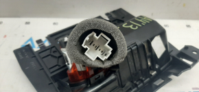 Pocket of the central console with a cigarette lighter Audi A4 B8 13-16 restyling, broken latch, swollen chrome, scratches