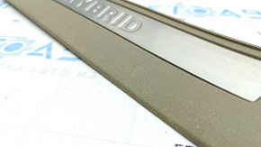 Door sill outer front left Toyota Highlander 08-13 hybrid beige, worn